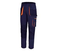 BETA 7860B Taille 5XL - Beta Easy Pantalon de travail léger, en tissu T/C, avec petites poches pour petites pièces et ruban adhésif, bleu