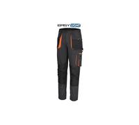 BETA 7860G Taille 5XL - Beta Easy Pantalon de travail léger, en tissu T/C, avec petites pièces poches et ruban adhésif, gris