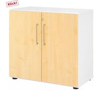 BETA 9 | armoire à portes | 2 HC - Blanc/Érable