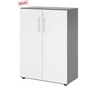 BETA 9 | Armoire avec portes | 3 HC - Graphite/Blanc