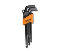 Beta 96BP/SC9 - Clé mâle 6 pans coudée à tête sphérique, brunie