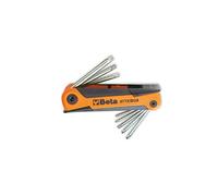 Jeu de 8 clés mâles coudées Beta à profil Torx