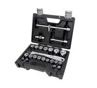Beta BW 923E/C25 - Set Professionnel de 20 Douilles Hexagonales et 5 Accessoires, dans Coffret en Plastique