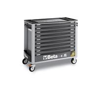 Beta - BW C24SAXL/9-G Commode mobile avec neuf tiroirs, avec système anti-basculement, modèle long - Gris