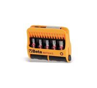 Assortiment Beta de 10 embouts de vissage pour vis Torx® et porte embout de vissage magnétique, dans un coffret plastique 860TX/A10