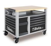 BETA Établi mobile Super Tank C28 - 28003007 - Gris clair