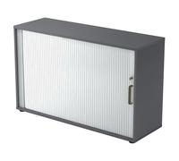 BETA R 1732S | Armoire à rideau | 2 OH poignée striée en plastique Graphite