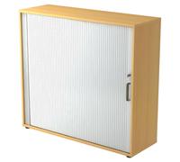 BETA R 1733S | Armoire à rideau | 3 OH poignée striée en plastique Hêtre
