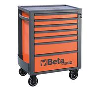 Beta RSC24/7-A Commode à Outils complète d'atelier avec 7 tiroirs et 4 Roues Ø 125 mm Commode à Outils Personnalisable avec Accessoires intégrables Anthracite, 7 Nouvelles Couleurs