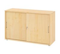 BETA S 1752S | Armoire à portes coulissantes | 2 HC Poignée en métal Érable/Érable