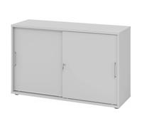 BETA S 1752S | Armoire à portes coulissantes | 2 HC Poignée en métal Gris/Gris