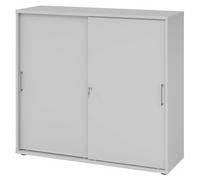 BETA S 1753S | Armoire à portes coulissantes | 3 HC Poignée en métal Gris