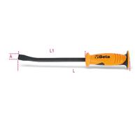 Beta Tools Barre de levier 965 600 - Plate et courbe