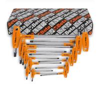 Série de 6 clés Torx à T Beta 97TTX/S6 poignée ergonomique chromées