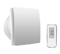 BETAM Ventilateur Extracteur avec Clapet Anti-Retour Et Télécommande,190M³/Heure Extracteur d'air Salle De Bain,Extracteur Air Chaud pour Cuisine, Fenêtre Loft Et Cave,Silencieux,B,4 inches