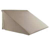 beties BasicSoft Housse de coussin cale, environ 62 x 49 x 30 cm - 100 % jersey de coton - Housse de coussin de lecture - Plaza Taupe