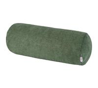 beties Série Nuances XL Housse de traversin env. 25x70 cm Housse de coussin unie Premium d'entreprise allemande, toucher chenille qualité tapissier - vert olive