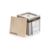 Betonfeuer Brasero de Table en béton | Système de mèche permanente, durée illimitée | pour Jardin et terrasse | Fabriqué à la Main en Allemagne (Kea (13x13x13 cm))