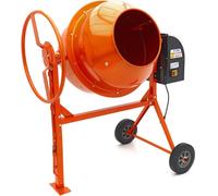 Bétonnière 200 litres 29,5 tr/min 800W 230V Mélangeur de ciment Mélangeur