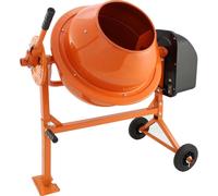 T-Mech Bétonnière électrique, malaxeur à mortier, malaxeur à béton, malaxeur, moteur 250 W - 70 litres