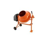 T-Mech Bétonnière électrique, malaxeur à mortier, malaxeur à béton, malaxeur, moteur 250 W - 70 litres
