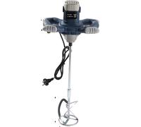 Bétonnière électrique, puissance 1400W, réglable sur 6 niveaux, bleu