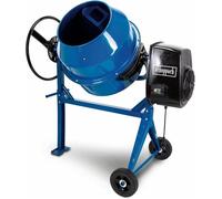 Bétonnière Scheppach MIX125 125L 230V 550W 26,6tr/min pour Travaux Construction Maison et Jardin