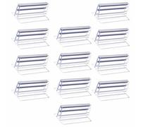 BETOOKY 16 Pièces Porte-étiquette en Pvc Autocollant pour Supermarché et Entrepôt, Support D'affichage de Prix et Panneau D'information Pratique