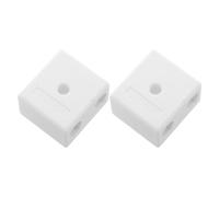 BETOOKY 2 Pièces Connecteur Électrique en Céramique Blanc 2 Positions 30a | Connexion Stable, Anti Court-circuit, Résistance Uv, Réduit Mauvais Contact, pour Câblage de Module D’éclairage