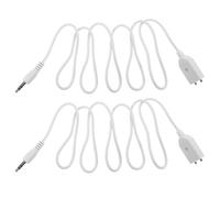 BETOOKY 2 Pièces Détecteur D'alarme de Fuite d'eau, Alarme du Capteur de Débordement d'eau, Sonde à Électrode de Niveau d'eau, Blanc, Cuivre et Plastique, , pour Plomberie et Protection