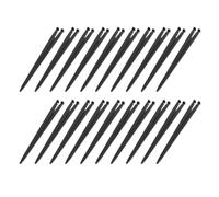BETOOKY 80 Pièces Piquet Support pour Tuyau D'irrigation, Plastique Noir, | Tube D'arrosage et Irrigation, Pointe Conique, Ancrage Renforcé, Réutilisable, Ajustement Rapide