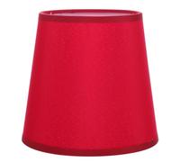 BETOOKY Abat-jour en Tissu Rouge Style Simple Protection de Lampe Éclairage Diffus Décoratif Douille Ronde E14 pour Lampe de Sol et Plafonnier pour Chambre et Salon