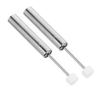BETOOKY Amortisseurs Hydrauliques à Fermeture Douce Ensemble de 2 en Fer Nickelé Robuste, Résistance à L'usure, Stabilité Silencieuse pour Couvercle de Poubelle Cuisine pour Usage