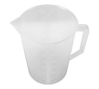 BETOOKY Bécher Facile à Nettoyer 3000ml Large Ouverture Gradué en Plastique Graduation Claire pour Mesure Précise en Laboratoire Cuisine