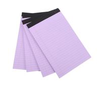 BETOOKY Blocs-notes Détachables Facile à Écrire en Papier Pourpre Lot de 4 Design Simple et Multifonction, pour Fournitures de Bureau