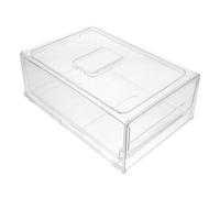 BETOOKY Boîte de Rangement pour Réfrigérateur en Plastique, Design Tiroir Empilable, Organisateur Pratique pour Aliments et Fruits Réfrigérateur à Domicile
