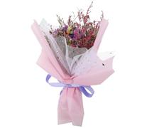 BETOOKY Bouquet de Fleurs Séchées Naturelles Roses sans Feuilles Tombantes ni Flétrissures, Décoration Élégante pour Mariage ou Bureau, Ornement Réaliste en Papier et Plusieurs Styles