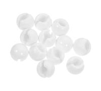 BETOOKY Butée à Sertir pour Chaîne à Billes en Plastique Blanche 12 Pièces | Accessoires pour Stores Vénitiens, Installation Pratique, Fixation des Lames, Lot de 12