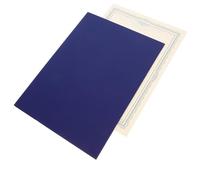BETOOKY Couverture Certificat Bleu en Papier 28,5x22,4 Cm pour Protéger et Présenter Certificats Style et Durabilité