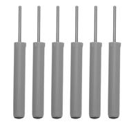 BETOOKY Ensemble de 6 amortisseurs de couvercle de poubelle à fermeture douce, piston hydraulique en acier inoxydable, mécanisme de fermeture lente et fluide, pour poubelle de cuisine, de bureau et