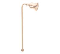 BETOOKY Éteignoir à Bougie et Empêcher la Cire de Élégant en Aluminium Or pour Minimiser la Fumée Accessoire Pratique pour Bougies