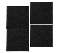 BETOOKY Filtres à Charbon Actifs pour Poubelle Cuisine et Bac à Compost, 4 Pièces Carrées en Coton Fibre, Remplacement et Polyvalent pour Réduire les Odeurs