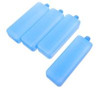 BETOOKY Glacière Bloc de Glace 4 Pièces en PE pour Thermique | Récipients à Glace Réfrigérants, Boites Congelation, Ambiance Estivale, Design Unique pour Home et Offices