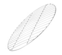 BETOOKY Grillage Métallique Rond en Acier Inoxydable Portable pour Barbecue Extérieur, Filet de Cuisson Simple et Facile à Transporter, pour Barbecue en Plein Air