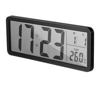 BETOOKY Horloge Murale avec Affichage Date Température Numérique à LED Design Mural en Abs, pour Chambre et Bureau, Pendule la Cuisine Moderne
