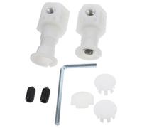 BETOOKY Kit de Remplacement Ensemble de 1 Set pour Boulons Muraux de Toilettes Visserie en Nylon et Fer, Design Latéral Stable et Fiable pour Wc Suspendu