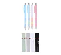 BETOOKY Lot de 4 de Crayons à Dessin Rétractables en Abs Prise Confortable Design Simple et Spécial pour Papeterie et Activités Scolaires Couleur Aléatoire