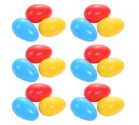 BETOOKY Lot de 50 Œufs en Plastique pour Pâques, Boîtes à Bonbons D'œuf, Emballage pour Chocolats et Friandises, Décoration Créative pour Fête la Maison Couleur Couleur Aléatoire
