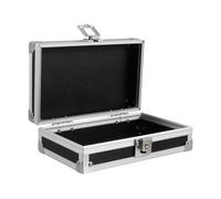 BETOOKY Malette de Rangement en Alliage D'aluminium avec Mousse Pré-découpée, Résistante aux Chocs, Mallette Multifonction pour Électronique et Micro sans Fil, pour Voyage et Stockage