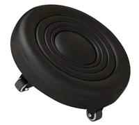 BETOOKY Marchepied Roulant en PU Repose-Pieds Antidérapant, Design Silencieux, Matériau Acier Inoxydable et Plastique, pour Bureau et Salon